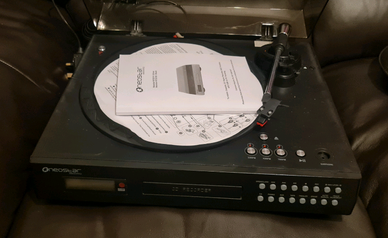 NEOSTAR TURNTABLE WITH CD RECORDER | in 